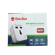 Ổ cắm thông minh wifi 16a - ổ cắm wifi rạng đông 3500w - hẹn giờ, điều khiển từ xa - bh 1 năm