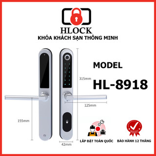 Khóa thẻ từ khách sạn HL8918 dùng cho cửa gỗ, sắt, cửa nhôm, nhựa lõi,.......