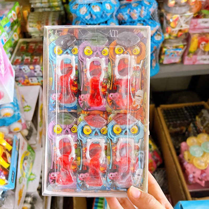 Sỉ hộp 30 kẹo dẻo trái cây hình môi và lưỡi