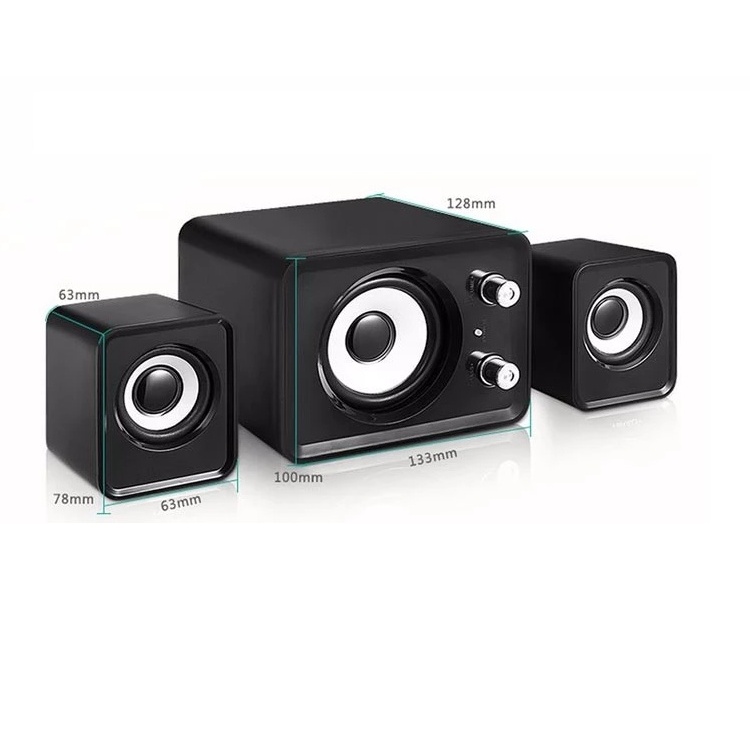 Loa máy tính 2.1 để bàn Bass Siêu Trầm loa vi tính cây giá rẻ FT 202 cho máy tính laptop PC Âm Thanh Khủng