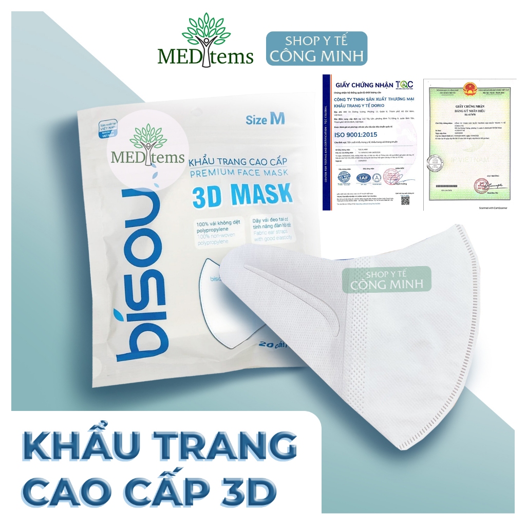 Khẩu trang 3D Bisou