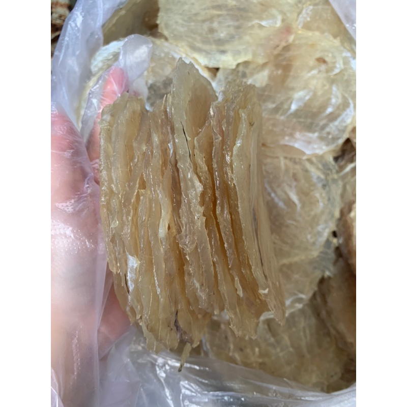 1kg khô cá bóng bò ép tròn, hàng loại 1