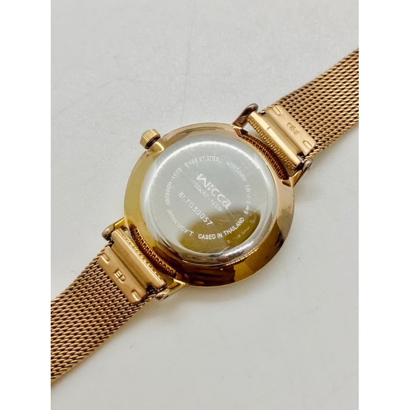 Đồng hồ nữ chạy vằng pin năng lượng ánh sáng hiệu WICCA CITIZEN - Chính hãng