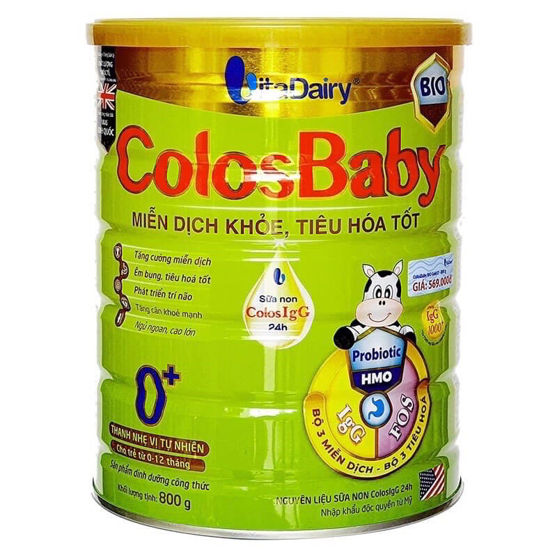 COMBO 3lon CoLosBaby BiO0+ lon 800gr