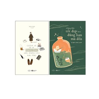 Sách - combo chúng ta rồi sẽ hạnh phúc theo những cách khác nhau + những điều tốt đẹp luôn đúng hạn mà đến - az