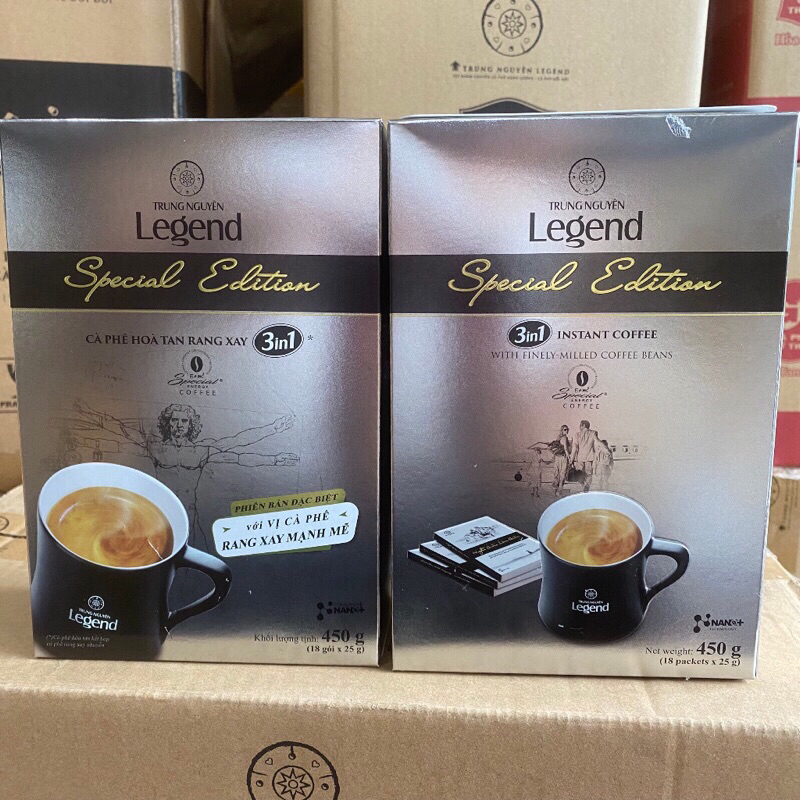 Cà Phê Legend Special Edition - Trung Nguyên Hộp 09 gói*25gr-hộp 18 gói*25gr