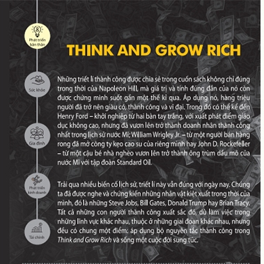 Sách Think And Grow Rich - 16 Nguyên Tắc Nghĩ Giàu Làm Giàu Trong Thế Kỉ 21 Của Napoleon Hill Bizbooks