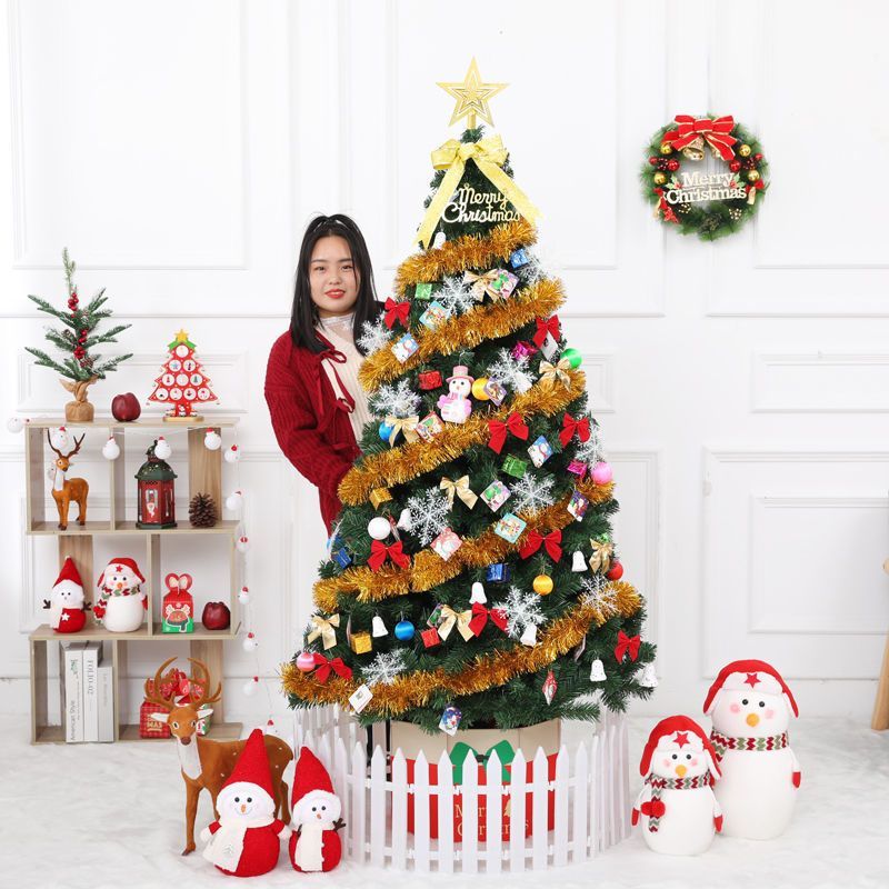 [HỎA TỐC] Cây thông Noel full phụ kiện Lala tán rộng, đủ kích thước 1m2 1m5 2m 2m4,Cây thông giáng sinh màu xanh cao cấp