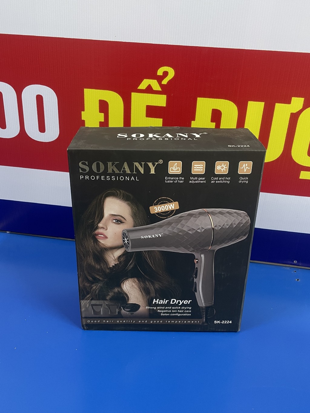 Máy Sấy Tóc SOKANY Công Suất Lớn 2 Chiều Nóng Lạnh Tạo Kiểu Cao Cấp