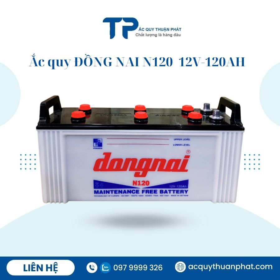 Bình ắc quy đồng nai N120 12V-120ah