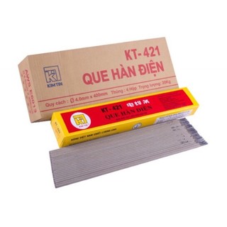 Que hàn điện kim tín loại 2,5mm x 30mm, giá/ bó 2,5 kg.
