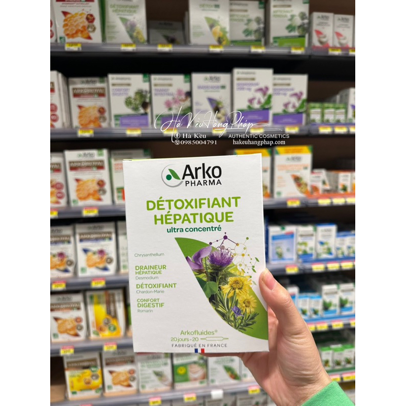 Detox Thải độc gan Arkopharma DETOXIFIANT HEPATIQUE
