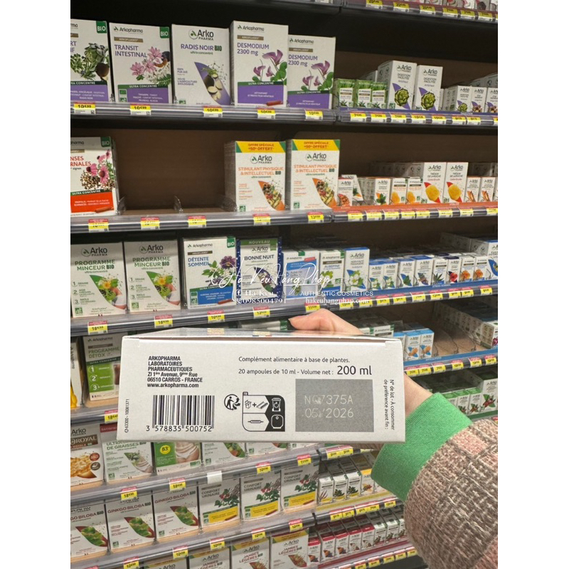 Detox Thải độc gan Arkopharma DETOXIFIANT HEPATIQUE