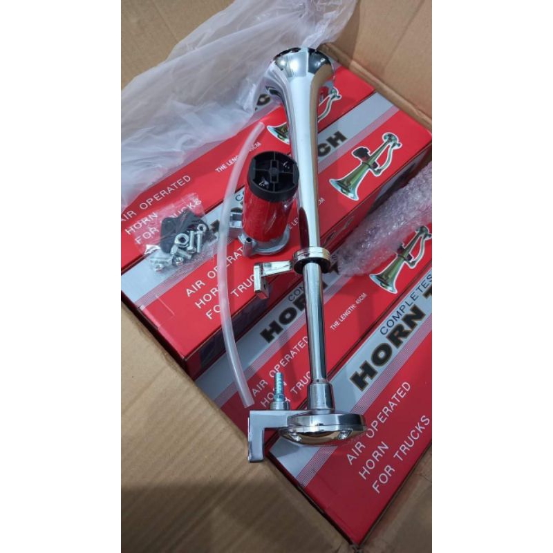 Còi sinh hơi 45cm, còi tự tạo hơi 12v 24v cho ô tô xe máy xe tải
