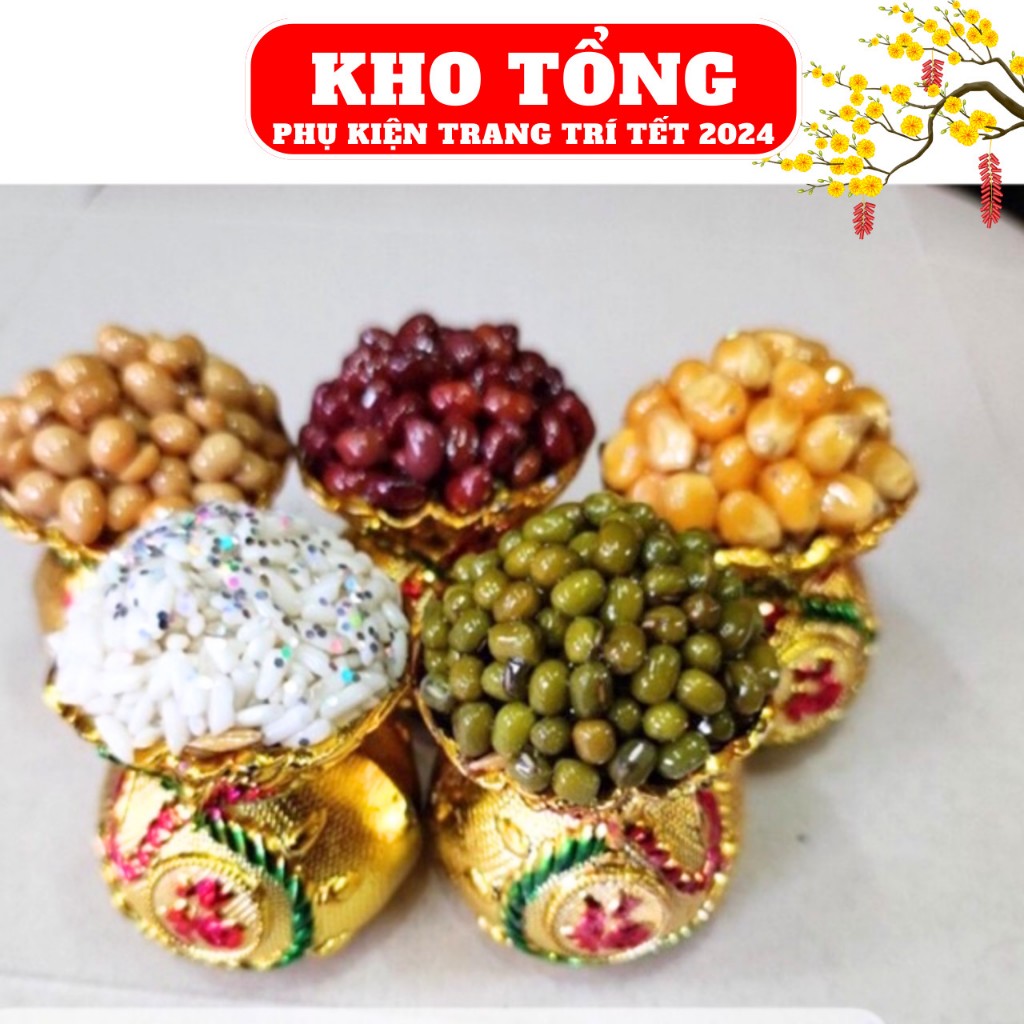 Ngũ đậu trang trí tháp tỏi