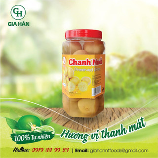 Chanh muối gia hân hộp 850gr