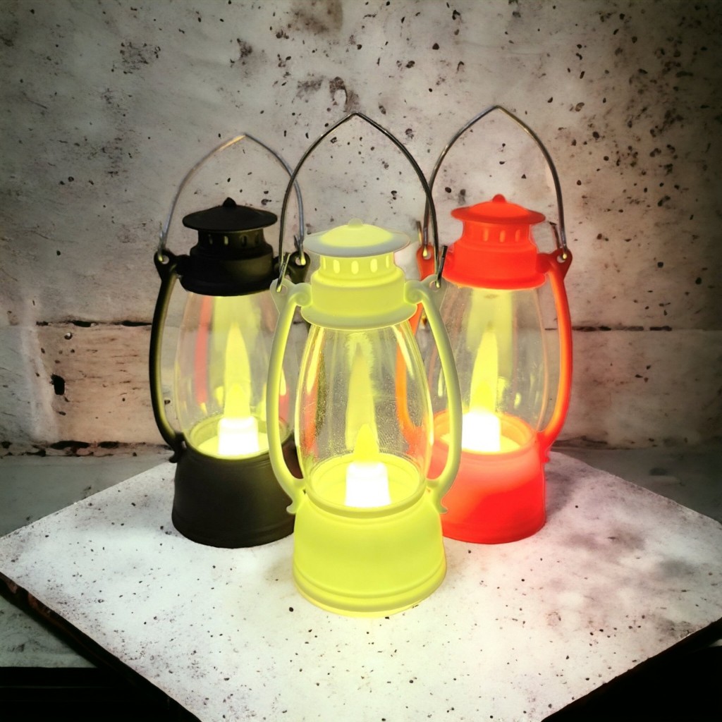 Đèn Lồng Led Mini chạy Pin 5cm x 10cm Và Đèn Dầu Led Decor Nhà cửa