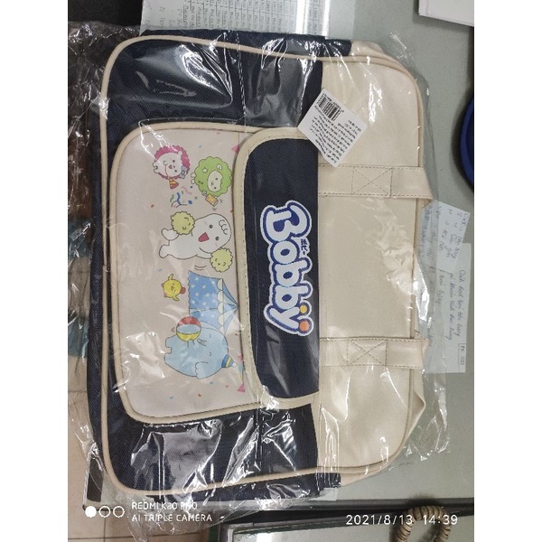 Túi xách đa năng bỉm sữa,đồ dùng cho bé quà tặng từ bobby