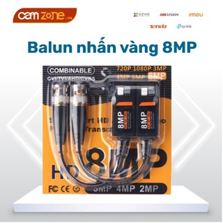 Video balun 8mp có khả năng chống sét chống nhiễu cho camera giám sát loại tốt