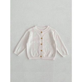 Áo cardigan vải cotton thông hơi mỏng nhẹ cho bé gái