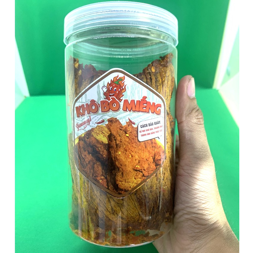 Khô bò miếng mềm hủ Pet 250g