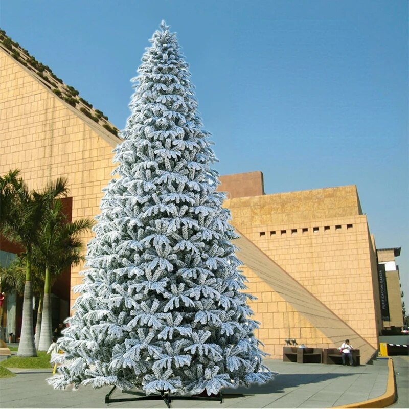 Cây thông Tuyết C4 Cao 4.5 Mét loại tán dày rậm Cây Thông Trang Trí Noel