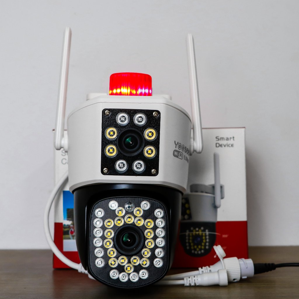 CAMERA YOOSEE 2 MẮT TÍCH HỢP ĐÈN CHỚP SÁNG, XEM 2 MÀN HÌNH, BẢO HÀNH CHÍNH HÃNG 1 NĂM