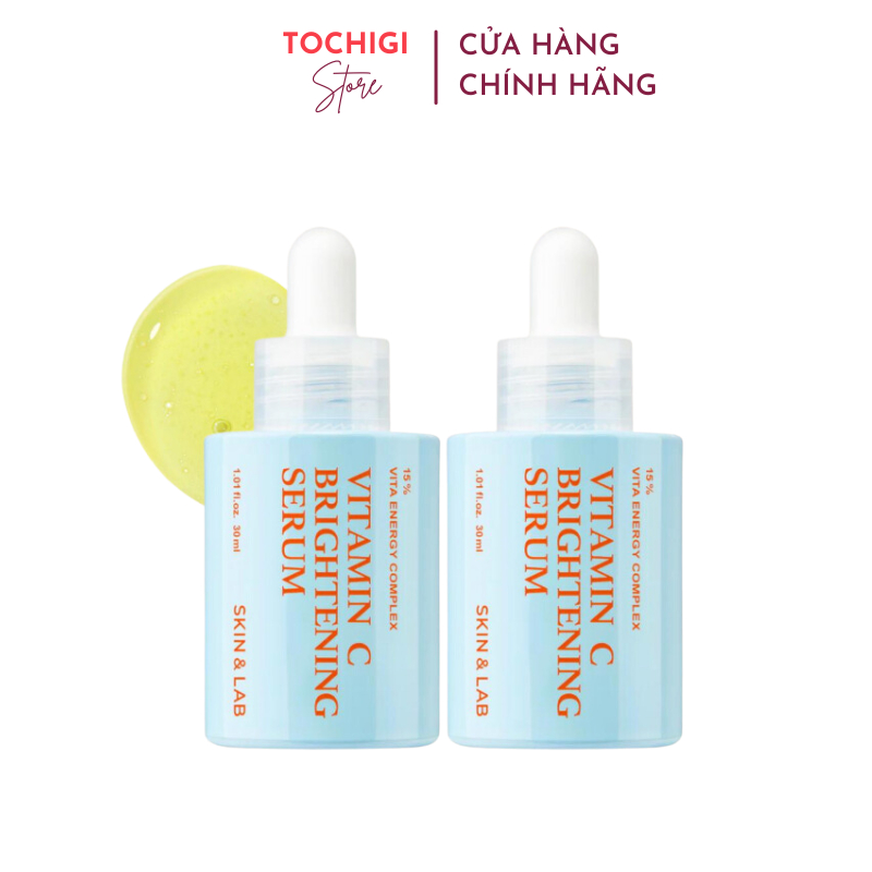 Serum Sáng Da Mờ Thâm SKIN&LAB Vitamin C Brightening Serum With 15% Vita Energy Complex 30ml