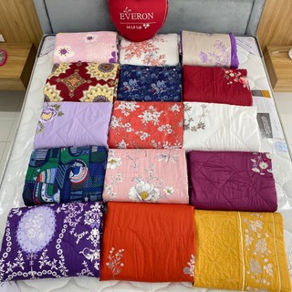 50 mẫu Chăn hè thu Everon giảm giá màu xanh đỏ tím vàng trắng chất cotton modal sồi, tencel cao cấp