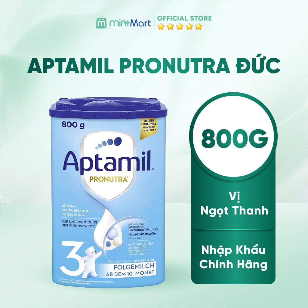 [Chính hãng] Sữa Aptamil Pronutra Nội địa Đức hộp giấy 800gr