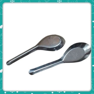 Thìa ăn phở, thìa súp inox hoa sen 16cm