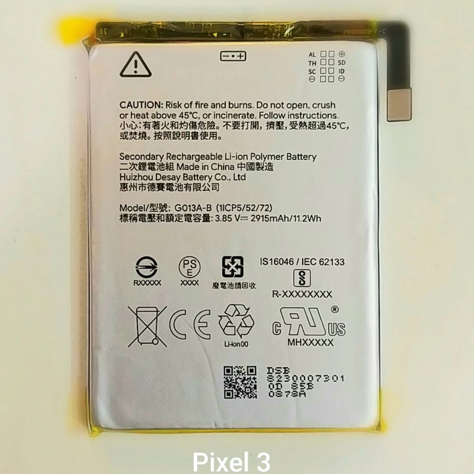 Pin Google Pixel 3 / G013A-B