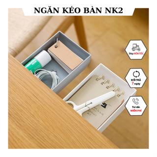 Hộc Ngăn Kéo Bàn Mini NK2, Tủ Kéo Dưới Bàn Có Keo Dán Để Văn Phòng Phẩm, Lưu Trữ Đồ Đa Năng