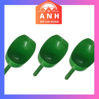 Vá nhựa, ca nhựa, gáo nhựa 1.5 kg xúc cám, gạo, cà phê, hạt điều, đậu .