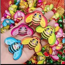 Kẹo Socola Sữa FUCUCO hình chú ong, hình dưa hấu, quả bóng, hình vuông hình dáng hấp dẫn 320g