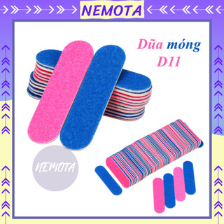 Dũa móng mini Nemota cây dũa móng tay giả nail box nhỏ gọn, tiện dụng D11