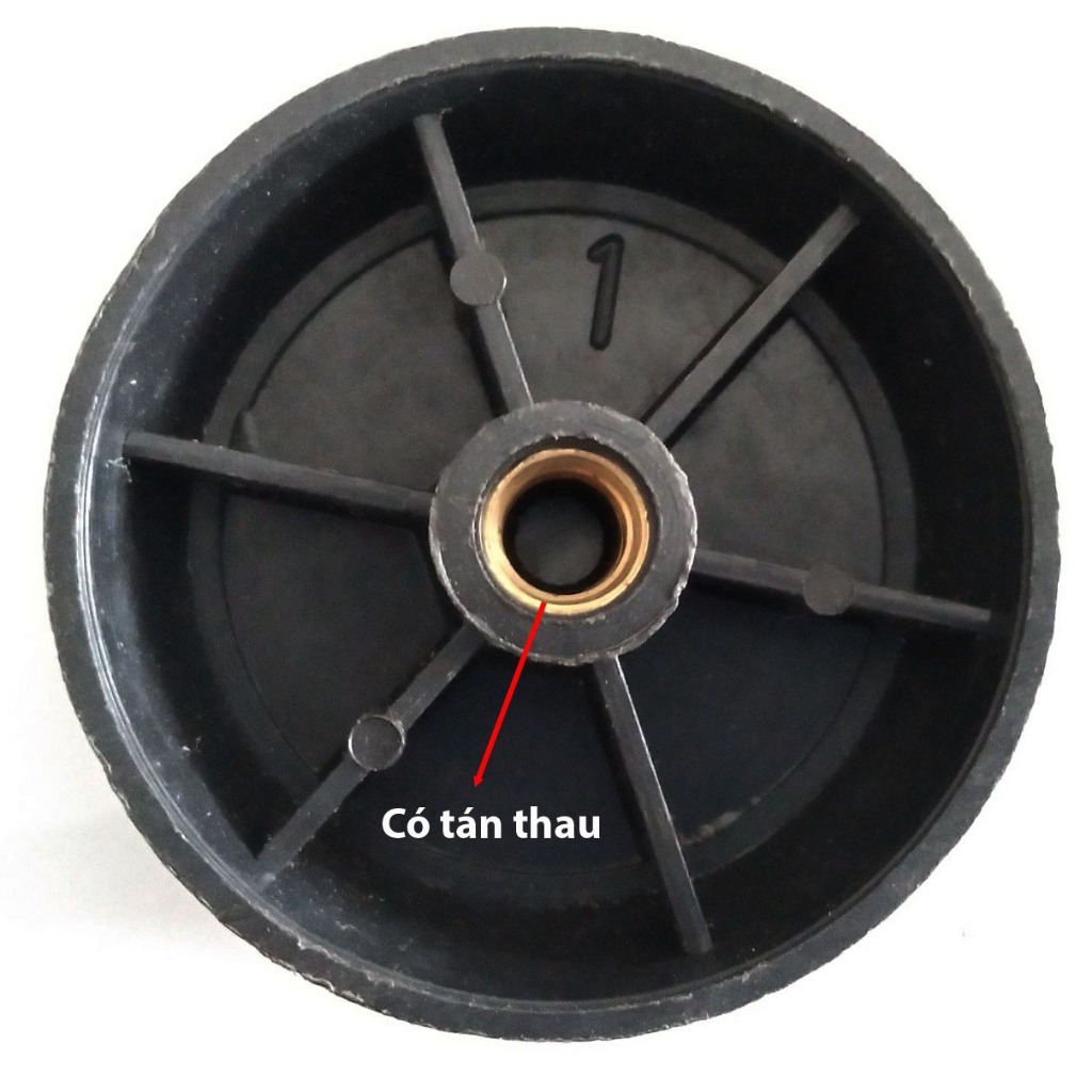 1 Cái khóa cánh quạt, 1 cái khóa lồng quạt, 1 cái nút kéo