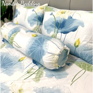 ⛔GIẢM 50%⛔ Trọn Bộ Ga Gối Tencel Than Hoạt Tính Mát Mềm Mịn, Chăn Chần Bông Cao Cấp _ Nemtot Bedding