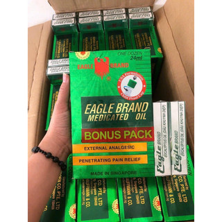 [Chính hãng] Dầu Gió Xanh Eagle Brand Mỹ | Chai 24ml