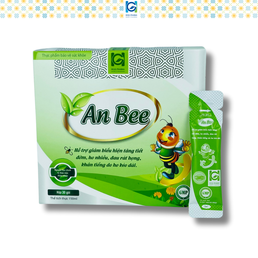 Siro bổ phế, giảm ho cho bé HGSG Pharma AN BEE