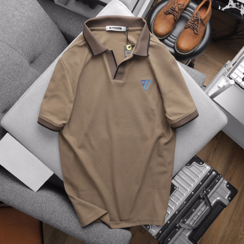 Áo thun polo nam trẻ trung phối bâu cực sang ASTD206