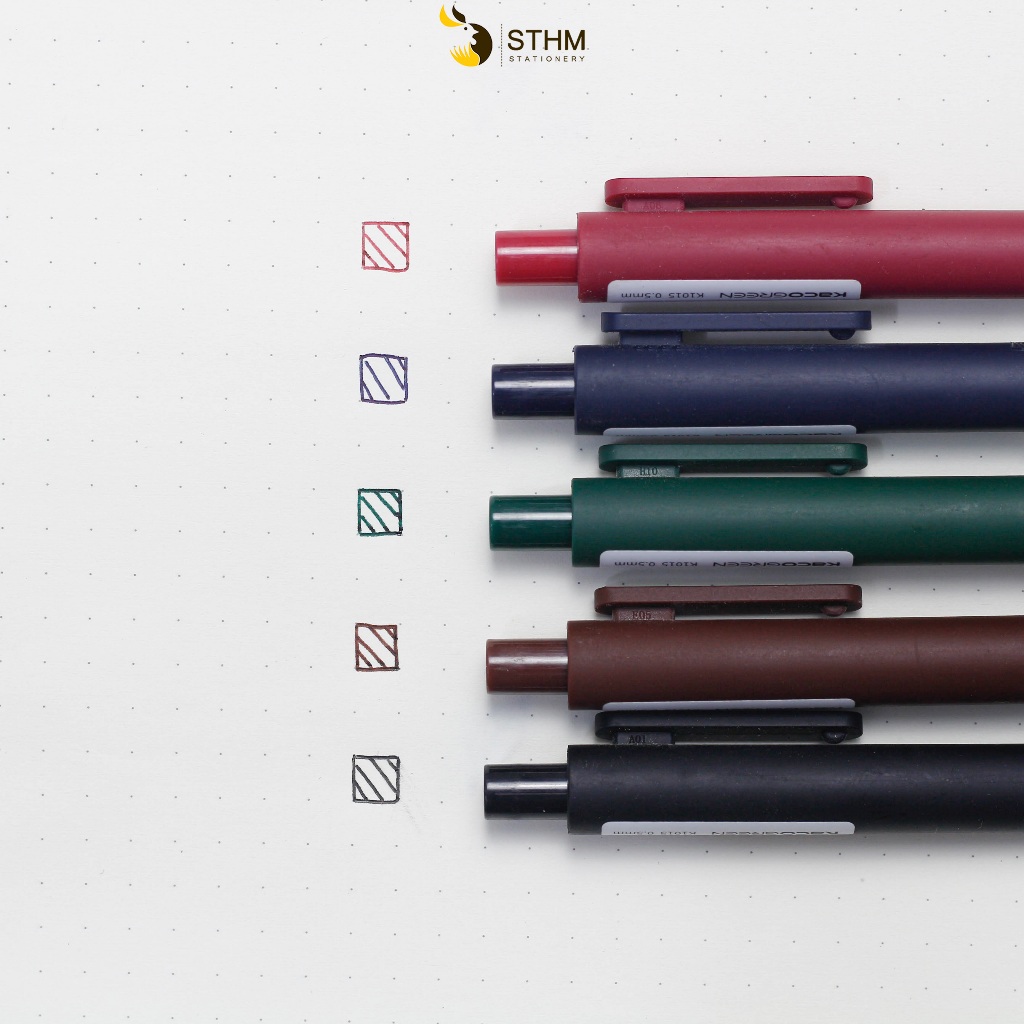 - Bút Kaco nhiều màu - hộp 5 cây 5 màu - Viết tiêu đề, vẽ hình học, đồ thị, trang trí sổ tay