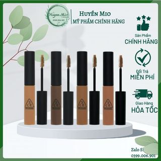 Mascara Siêu Mảnh Chống Trôi 3ce Eyebrow Mascara 4g Brown- Rose Brown- Gold Brown- Blondie Gold - huyenmio