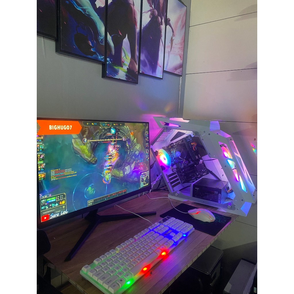 Bộ Máy Tính Case PC Chơi Game LOL Fifa GT5 Valorant CSgo Đột Kích Với Card rời GTX  -Bảo Hành 2 Năm