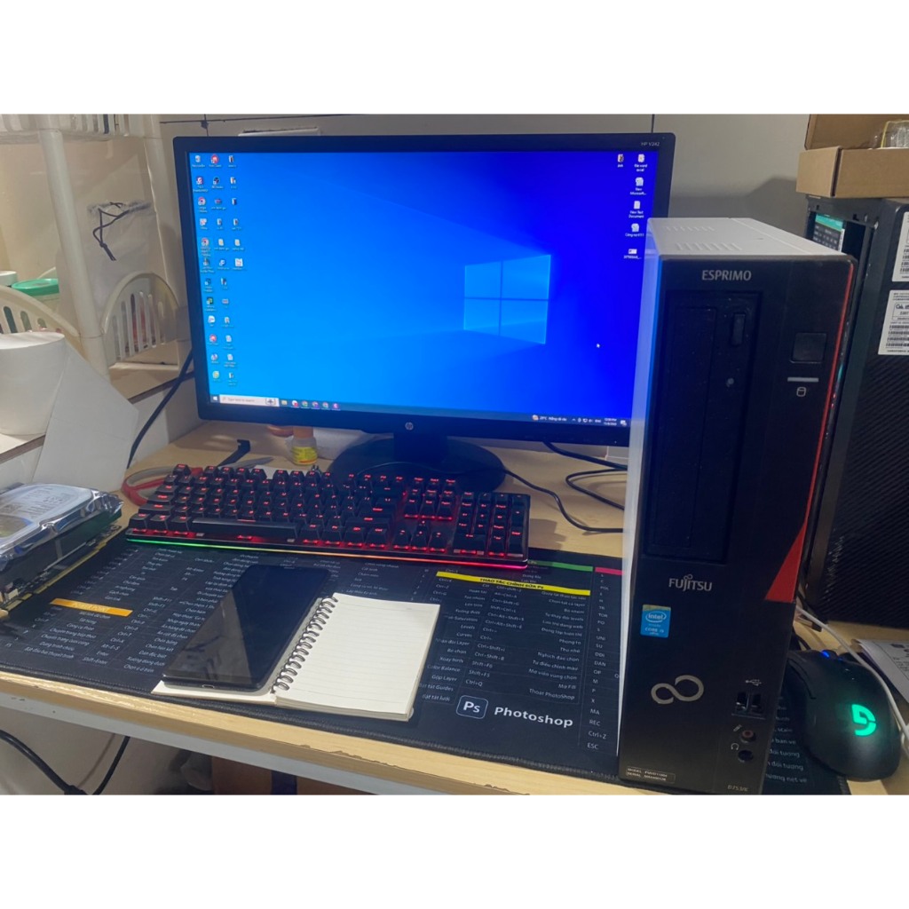 Case máy tính đồng bộ Nhật Fujitsu CPU i7 i5 i3 , Ram 8G, 16gb SSD 128GB, SSD 256GB Bảo Hành 12 Tháng