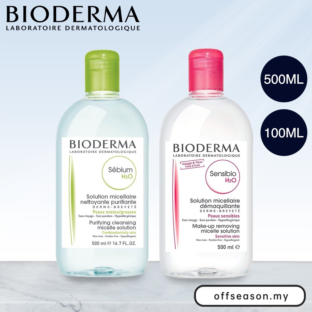 Nước tẩy trang bioderma 500ml dành cho da dầu da khô và da nhậy cảm (cosmetic)