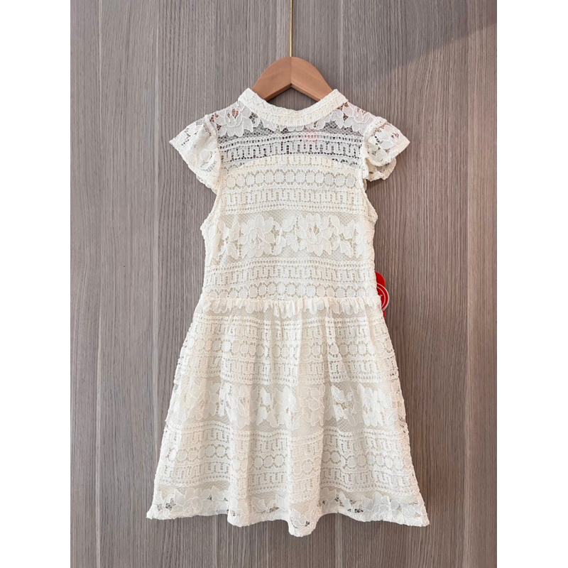 Đầm ren trắng cao cấp xuất xịn cho bé gái 12-50kg