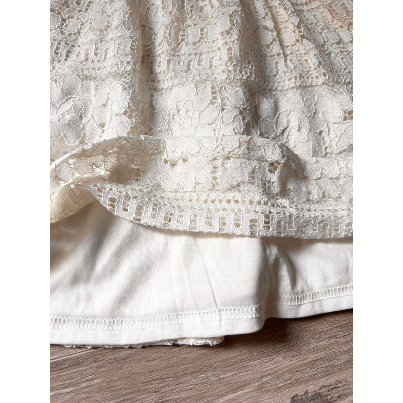 Đầm ren trắng cao cấp xuất xịn cho bé gái 12-50kg