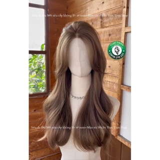 SIÊU DA ĐẦU MÓC LƯỚI T KHÔNG LỘ. CHẤT TÓC NANO MƯỢT NHƯ TÓC THẬT ĐỘC QUYỀN NHÀ YURI TRAN. tặng kèm lưới.xoăn lơi trà sữa