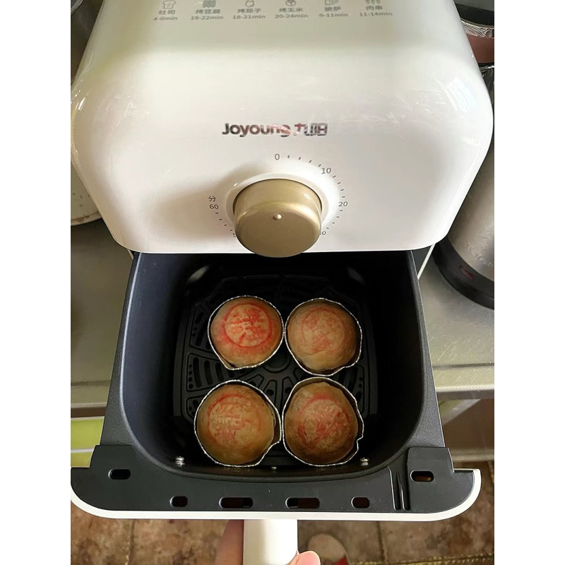 Chính hãng- Nồi Chiên Không Dầu Joyoung 4L KL40-V176 bản cơ Cáo Đeo Nơ